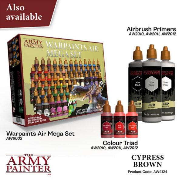 The Army Painter    Warpaint Air: Cypress Brown - APAW4124 - 5713799412484