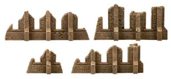 Gale Force Nine    Gothic Battlefields - Ruined Walls - Sandstone - BB614 - 9420020248939