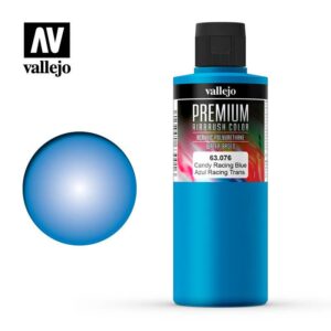 Vallejo    AV Vallejo Premium Color - 200ml - Candy Racing Blue - VAL63076 - 8429551630764