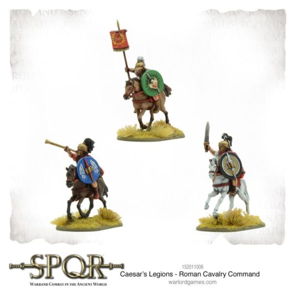 Warlord Games SPQR   SPQR: Caesar's Legions Roman Cavalry Command - 152011006 - 5060572504844
