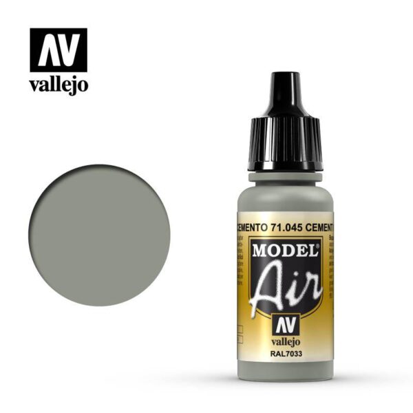Vallejo    Model Air: Cement Grey - VAL045 - 8429551710459