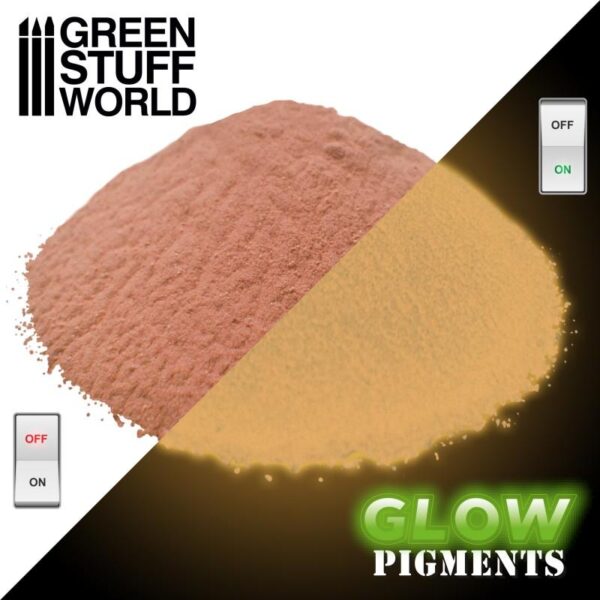 Green Stuff World    Glow in the Dark Pigment - TIME ORANGE - 8436574507928ES - 8436574507928
