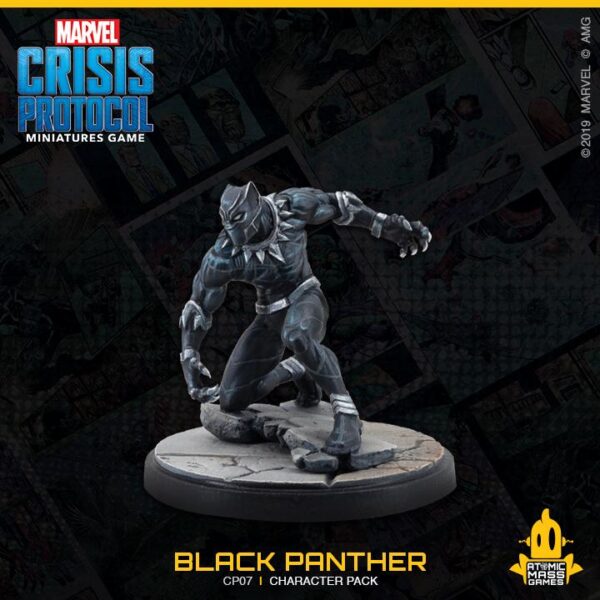 Atomic Mass Marvel Crisis Protocol   Marvel Crisis Protocol: Black Panther & Killmonger - CP07 - 841333108625