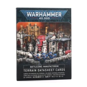 Games Workshop (Direct) Warhammer 40,000   Battlezone: Manufactorum – Terrain Datasheet Cards - 60050199040 - 5011921141128