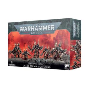 Games Workshop Warhammer 40,000   Chaos Space Marine Terminator Squad - 99120102171 - 5011921178247