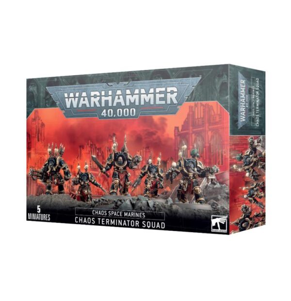 Games Workshop Warhammer 40,000   Chaos Space Marines Terminator Squad - 99120102171 - 5011921178247
