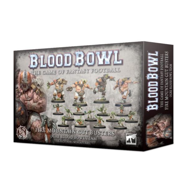 Games Workshop Blood Bowl   Blood Bowl: Ogre Team - The Fire Mountain Gut Busters - 99120913002 - 5011921146253