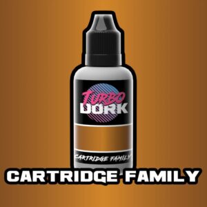 Turbo Dork    Cartridge Family Metallic Acrylic Paint 20ml Bottle - TDCAFMTA20 - 631145995045