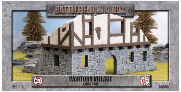 Gale Force Nine    Wartorn Village - Large Ruins - BB590 - 9420020246980
