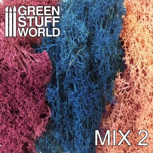 Green Stuff World    Islandmoss - Blue Violet and Light Pink Mix - 8436554368259ES - 8436554368259