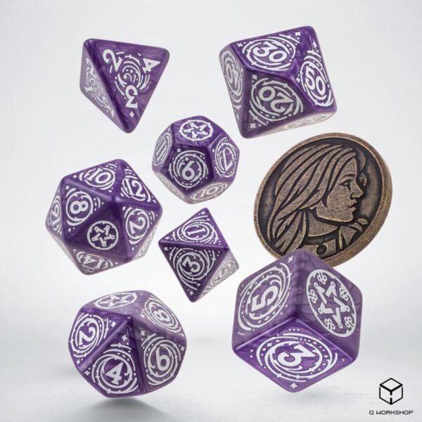 Q-Workshop    The Witcher Dice Set: Yennefer - Lilac and Gooseberries - SWYE1B - 5907699496051