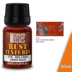 Green Stuff World    Rust Textures - RED OXIDE RUST 30ml - 8435646501369ES - 8435646501369