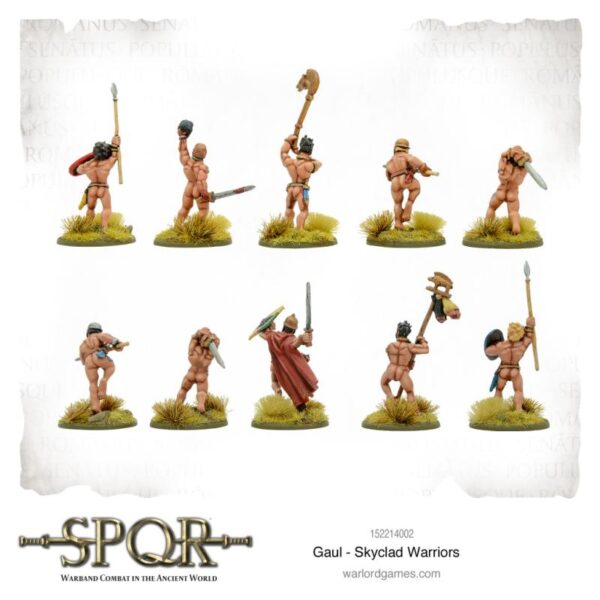 Warlord Games SPQR   SPQR: Gaul Skyclad Warriors - 152214002 - 5060572504486