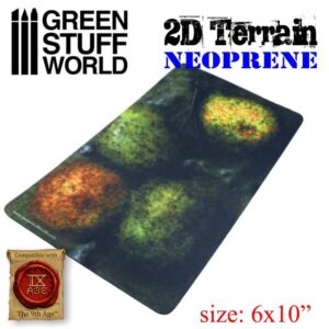 Green Stuff World    2D Neoprene Terrain - Forest with 4 trees - 8436574504491ES - 8436574504491