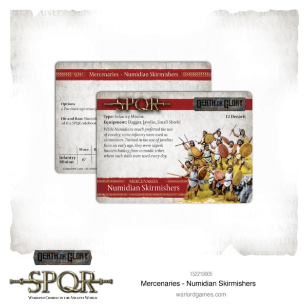 Warlord Games SPQR   SPQR: Numidian Skirmishers - 152219005 -