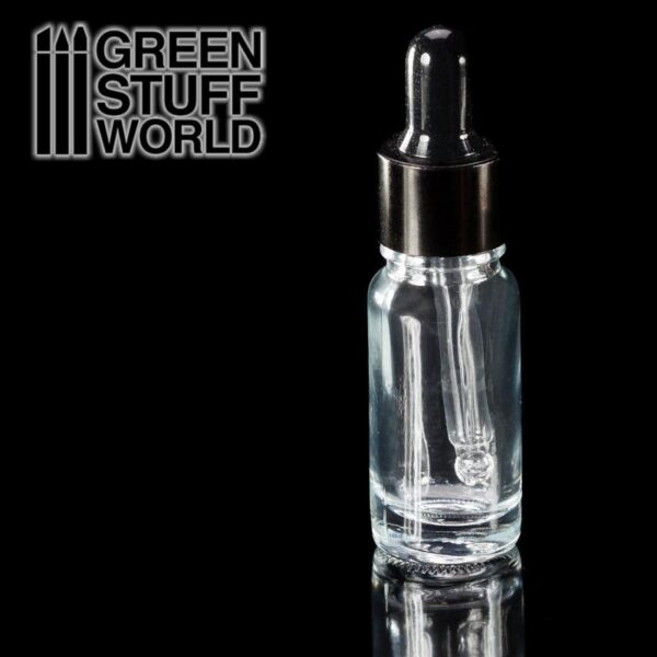 Green Stuff World    Empty Glass Jar with Pipette - 8436574502596ES - 8436574502596