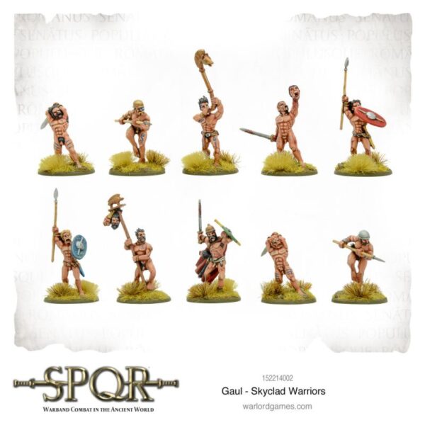 Warlord Games SPQR   SPQR: Gaul Skyclad Warriors - 152214002 - 5060572504486