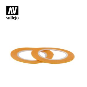 Vallejo    AV Vallejo Tools - Precision Masking Tape 1mmx18m Twin Pack - VALT07002 - 8429551930215