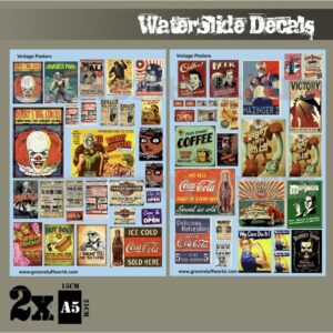 Green Stuff World    Waterslide Decals - Vintage Posters - 8436574503692ES - 8436574503692