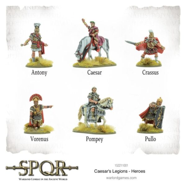Warlord Games SPQR   SPQR: Caesar's Legions Heroes - 152211001 - 5060572504455