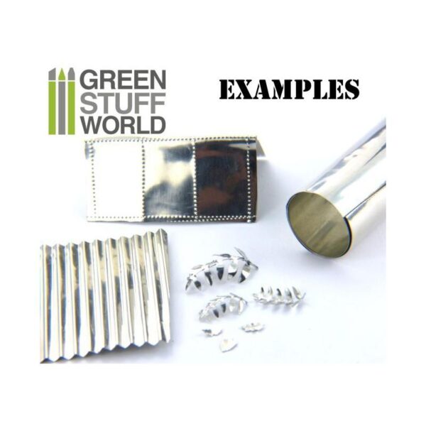 Green Stuff World    Flexible Metal Foil - TIN / PEWTER - 8436554367450ES - 8436554367450
