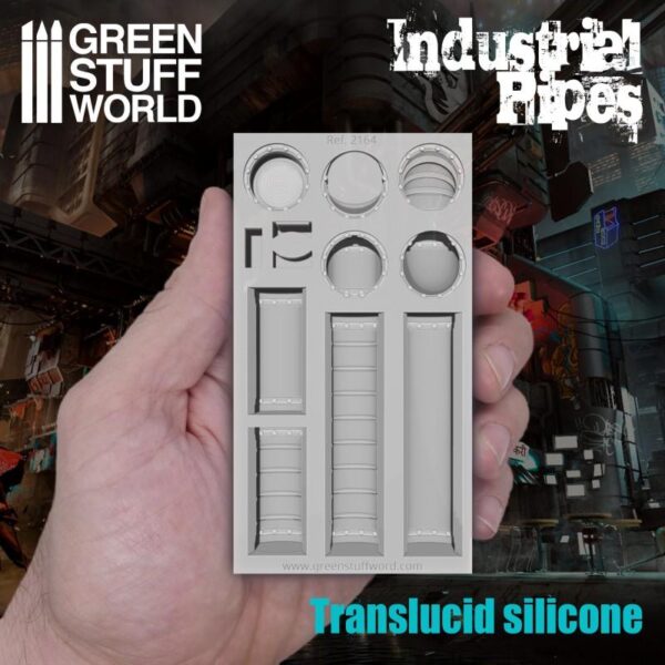 Green Stuff World    Silicone Molds - Industrial Pipes - 8436574505238ES - 8436574505238
