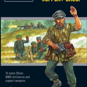 Warlord Games Bolt Action   German Heer Support Group (HQ, Mortar & MMG) - 402212006 - 5060572502581