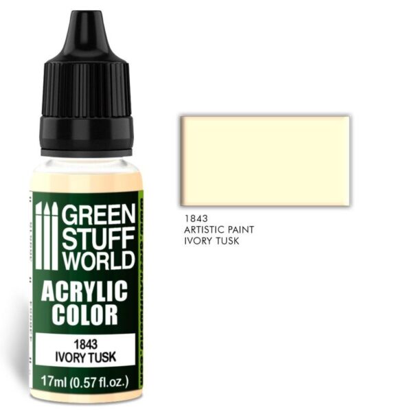 Green Stuff World    Acrylic Color IVORY TUSK - 8436574502022ES - 8436574502022