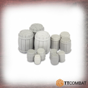 TTCombat    Wooden Barrels - TTSCR-SOV-001 - 5060570133619