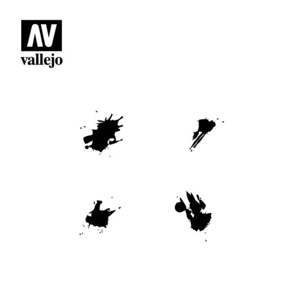 Vallejo    AV Vallejo Stencils - 1:35 Petrol Spills - VALST-TX004 - 8429551986656