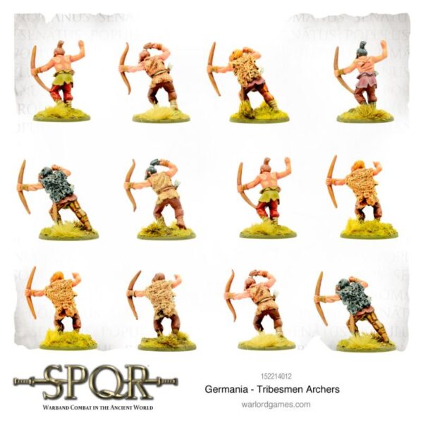 Warlord Games SPQR   SPQR: Germania Tribesmen Archers - 152214012 - 5060572505308