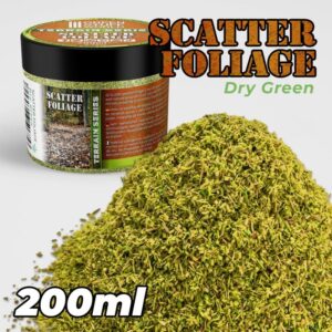 Green Stuff World    Scatter Foliage - Dry Green - 200ml - 8435646506753ES - 8435646506753