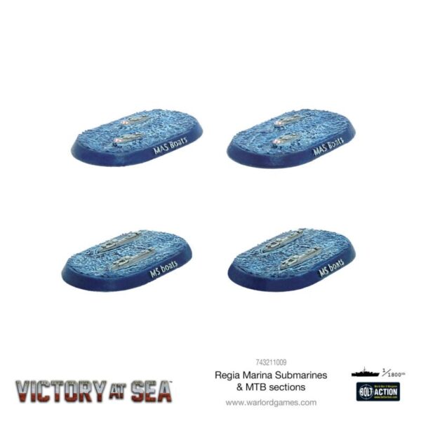 Warlord Games Victory at Sea   Regia Marina Submarines & MTB Sections - 743211009 - 5060572506831