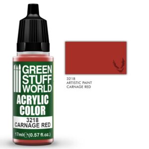 Green Stuff World    Acrylic Color CARNAGE RED - 8435646505787ES - 8435646505787