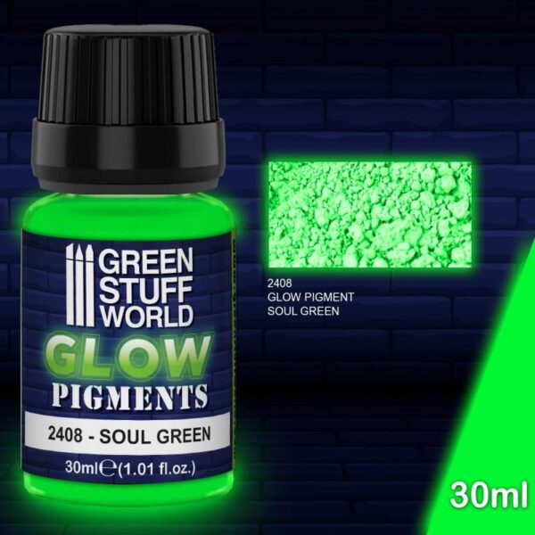 Green Stuff World    Glow in the Dark Pigment - SOUL GREEN - 8436574507676ES - 8436574507676