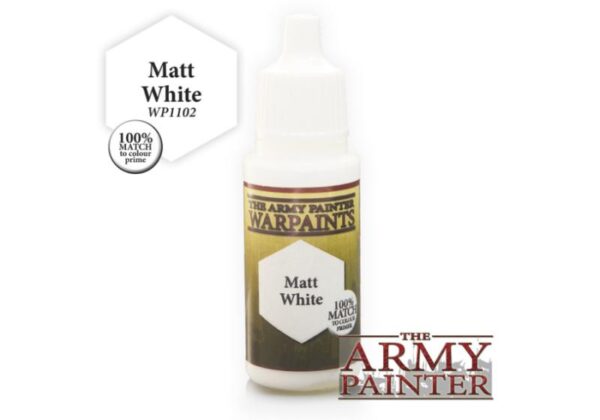 The Army Painter    Warpaint - Matt White - APWP1102 - 5713799110205