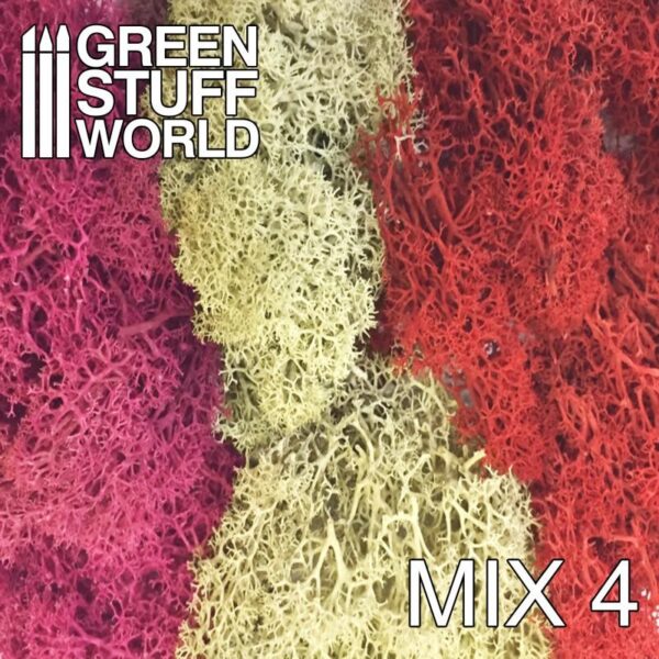 Green Stuff World    Islandmoss - Red Fuchsia and Grey Mix - 8436554368273ES - 8436554368273