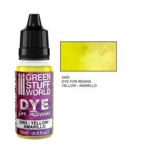 Green Stuff World    Dye for Resins YELLOW - 8436574507621ES - 8436574507621