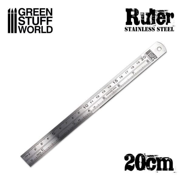 Green Stuff World    Stainless Steel RULER - 8436554362516ES - 8436554362516