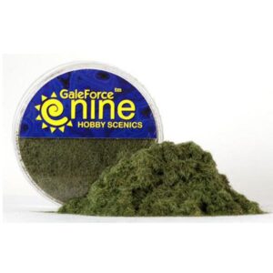 Gale Force Nine    Hobby Round: Dark Green Static Grass - GFS014 - 8780540006480