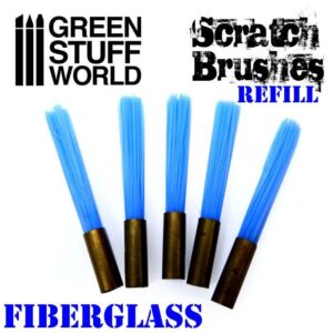 Green Stuff World    Scratch Brush Set Refill – Fibre Glass - 8436574500127ES - 8436574500127