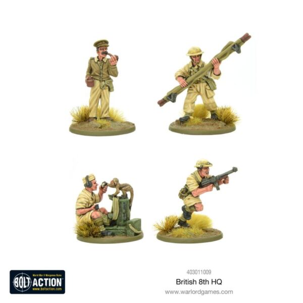 Warlord Games Bolt Action   8th Army HQ - 403011009 - 5060572501003