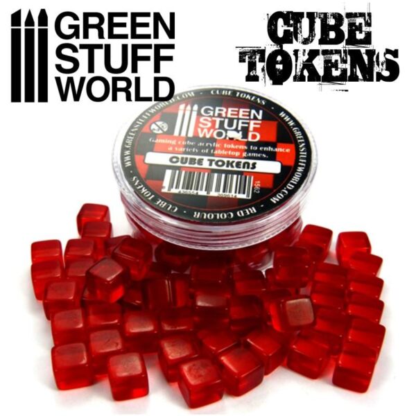 Green Stuff World    Red Cube tokens - 8436554369614ES - 8436554369614