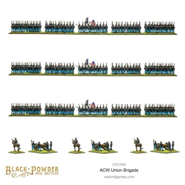 Warlord Games Black Powder Epic Battles   Black Powder Epic Battles: ACW Union Brigade - 312414003 - 5060572509245