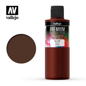 Vallejo    AV Vallejo Premium Color - 200ml - Opaque Sepia - VAL63018 - 8429551630184