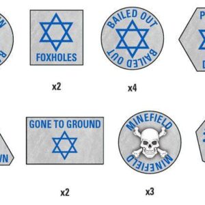 Battlefront Team Yankee   Israeli Token Set - TTK11 - 9420020246294