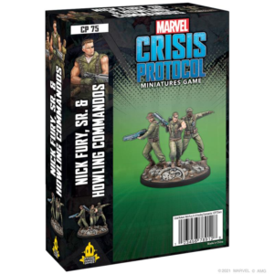 Atomic Mass Marvel Crisis Protocol   Marvel Crisis Protocol: Nick Fury, SR & Howling Commandos - CP75 - 841333112486