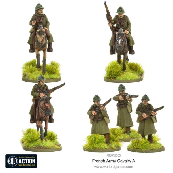 Warlord Games Bolt Action   French Army Cavalry A - 403015505 - 5060572501652