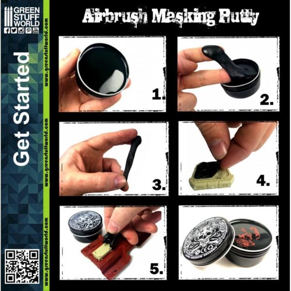 Green Stuff World    Airbrush Masking Putty - 8436574502671ES - 8436574502671