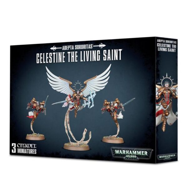Games Workshop Warhammer 40,000   Adepta Sororitas: Celestine, The Living Saint - 99120108066 - 5011921156856